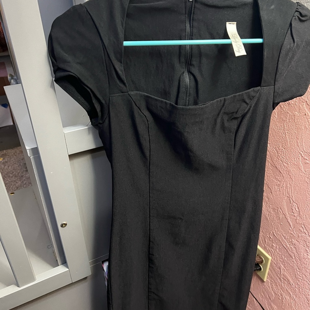Lovely Day Classic Black Mini Dress